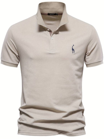 Stilfuld Polo Shirt til Mænd i Åndbart Stof med Moderne Pasform og Blødt Materiale 10