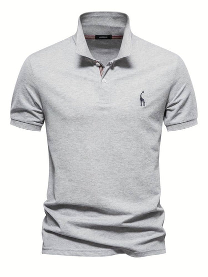 Stilfuld Polo Shirt til Mænd i Åndbart Stof med Moderne Pasform og Blødt Materiale 12