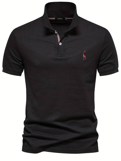 Stilfuld Polo Shirt til Mænd i Åndbart Stof med Moderne Pasform og Blødt Materiale 13