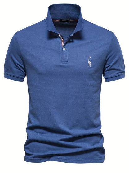 Stilfuld Polo Shirt til Mænd i Åndbart Stof med Moderne Pasform og Blødt Materiale 6