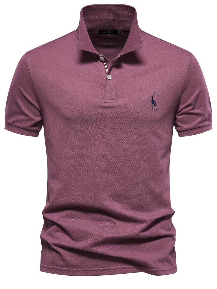 Stilfuld Polo Shirt til Mænd i Åndbart Stof med Moderne Pasform og Blødt Materiale 9