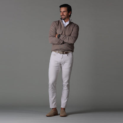Struktureret Poloshirt til Mænd i Premium-Baumwollmiks med Moderne Snit 3