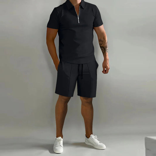 Tøjsæt til Kvinder med Polo-Shirt og Bukser med Vertikale Striber til Sport og Fritid 0