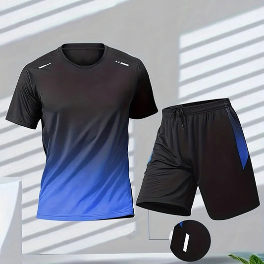 Træningssæt Dame med T-Shirt og Shorts i Letvægtsmateriale til Sport og Fritid 0